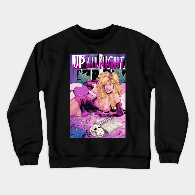Up All Night Cover 1 Crewneck Sweatshirt by Upallnight